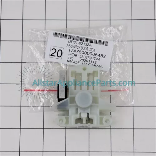 Samsung Dishwasher Door Latch DD81-02132A